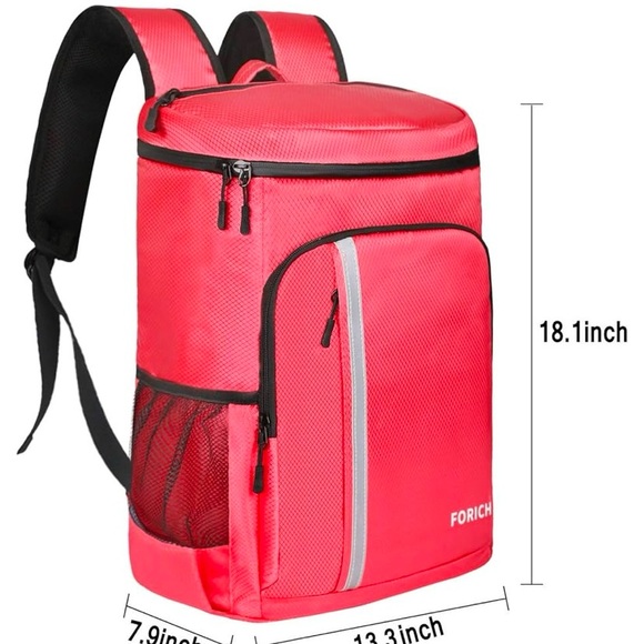Cooler Backpack Insulated Waterproof Backpack Leak Proof Small Backpack - Picture 4 of 6